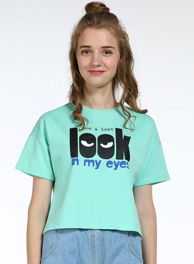 Oasap Short Sleeve Letter Printed Casual Pullover Tee
