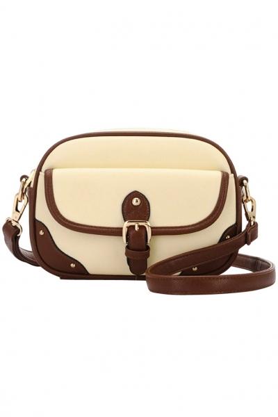 Oasap Fashion Cute Contrast Shoulder Bag