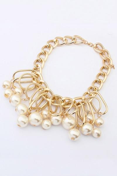 Oasap Punk Curb Chain Necklace