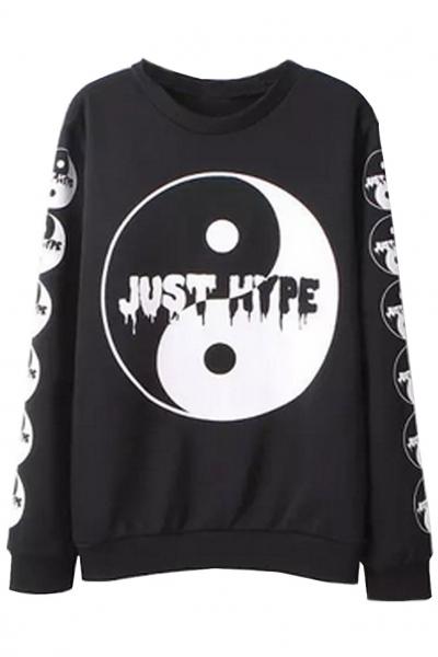 Oasap Just Hype Tai Chi Logo Sweatshirt