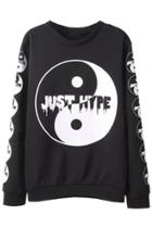 Oasap Just Hype Tai Chi Logo Sweatshirt