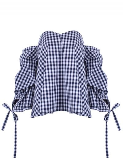 Oasap Casual Off The Shoulder Long Sleeve Loose Blouse