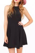 Oasap Must-have Halter Neck Chiffon Dress