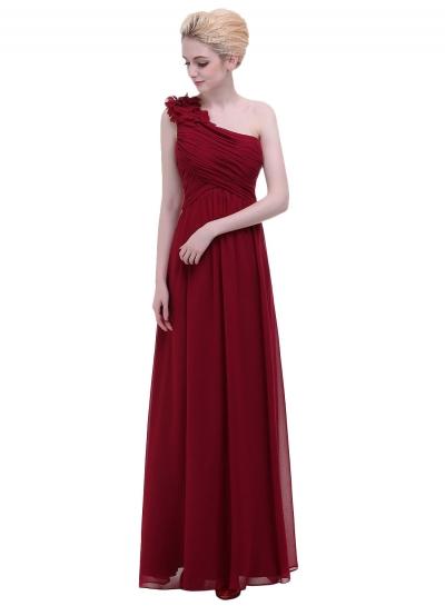 Oasap One Shoulder Long Prom Evening Dress