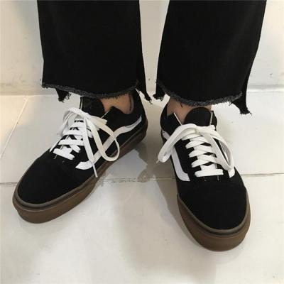 Oasap And Men's Color Block Round Toe Canvas Shoes
