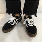 Oasap And Men's Color Block Round Toe Canvas Shoes