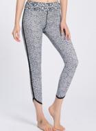 Oasap Women's Skinny Leopard Print Sports Ankle Leggings