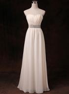 Oasap Elegant Maxi Chiffon Bridesmaid Prom Dress
