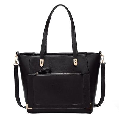 Oasap Pu Medium Tote Shoulder Bag