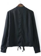 Oasap Simple Slim Short Jacket