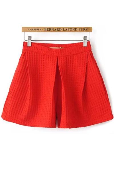 Oasap Structured Solid Culottes