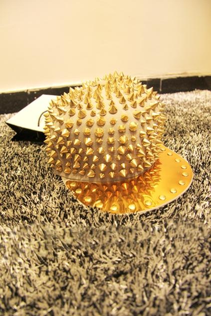 Oasap Gold-tone Spike Cap
