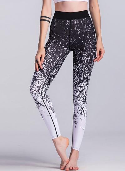 Oasap High Elasticity Printing Yoga Pants