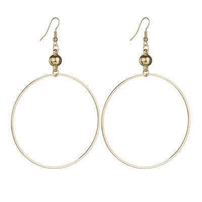 Oasap Casual Alloy Circle Ring Drop Erarings