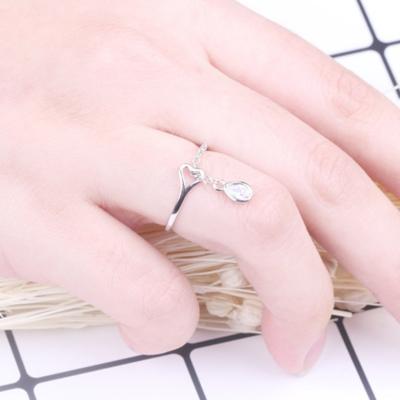 Oasap Fashion Raindrops Alloy Circle Round Finger Rings