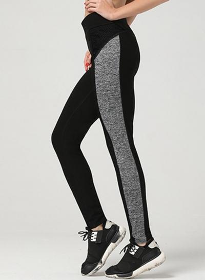 Oasap Dri-fit High Waist Color Block Ankle Leggings