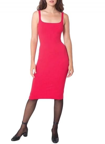 Oasap Women's Sleeveless Back Slit Knee Length Bodycon Dress