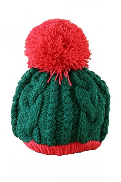 Oasap Color Block Twist Textured Hat