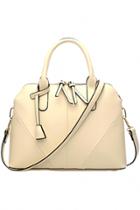 Oasap Trendy Pu Leather Shell Handbag