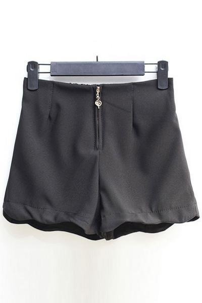 Oasap High Waist Flounce Shorts
