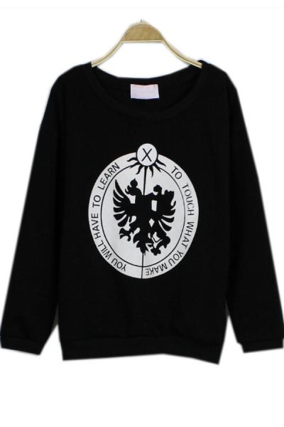 Oasap Street-chic Fleece Sweatshirt
