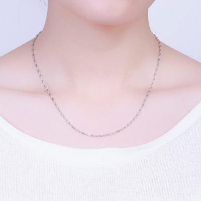Oasap Lobster Clasp Closure Water Wave Chain Necklace
