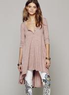 Oasap Fashion Loose Fit High Low Pullover Dress