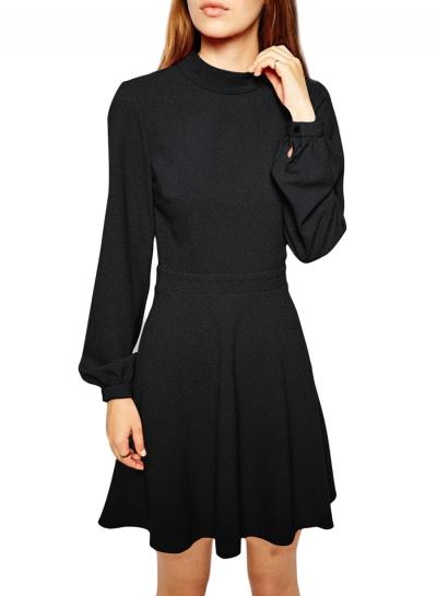 Oasap Women's Cut Out Bodycon Ruffle Mini Dress