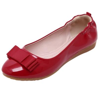 Oasap Round Toe Bow Foldable Ballet Shoes