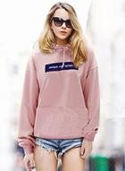 Oasap Fashion Loose Fit Hoodie With Pocket
