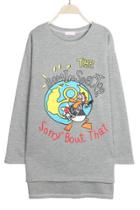 Oasap Cartoon High-low Sweatshirt