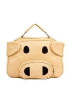 Oasap 2way Pig Shaped Shoulder Bag