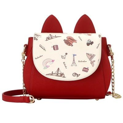 Oasap Cartoon Ears Crossbody Shoulder Bag