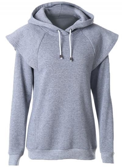 Oasap Women's Stylish Autumn Long Sleeve Pullover Drawstring Hoodie
