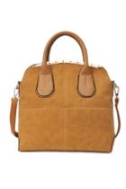 Oasap Exquisite Whole Colored Zipped Shoulder Bag