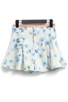 Oasap Vintage Floral High Waist Shorts
