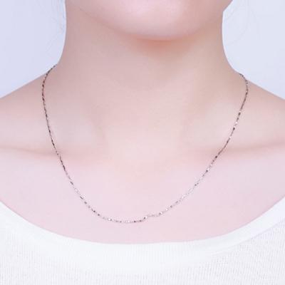 Oasap Simple Lobster Clasp Closure Ingot Chain Necklace