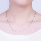 Oasap Simple Lobster Clasp Closure Ingot Chain Necklace