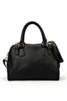 Oasap Office Lady Boston Shoulder Bag With Double Straps Fastening