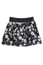 Oasap Embroidery A-line Skirt