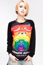 Oasap Cute Cartoon Animal Sweatshirt