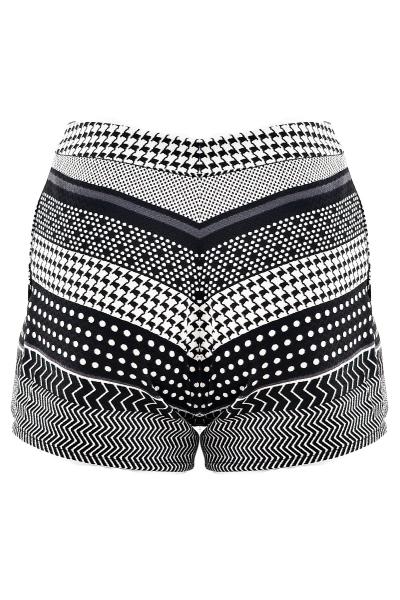 Oasap Vintage Geo Print Shorts