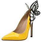 Oasap Pointed Toe High Heels Slip-on Butterfly Pumps