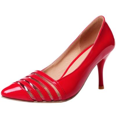 Oasap Fashion Pointed Toe Slip-on Stiletto Party Pumps