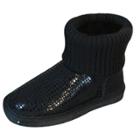 Oasap Fashion Winter Slip-on Flat Ankle Snow Boots