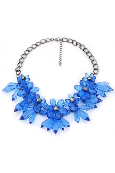 Oasap Cute Floral Bib Choker