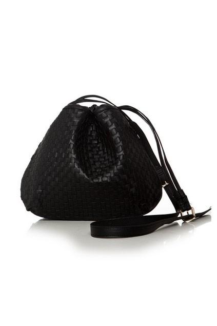 Oasap Casual Drawstring Plaited Shoulder Bag