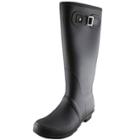 Oasap Women's Fashion Solid Color Mid-calf Pvc Rain Boots