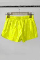 Oasap Patent Leather Look Shorts