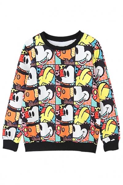 Oasap Cute Graphic Cartoon Animal Sweatshirt